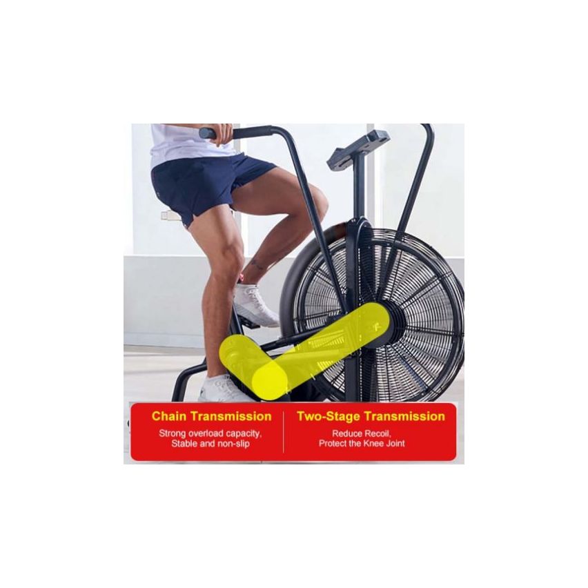 Sparnod Fitness Sturdy Commercial Air Bike For Home Use - SAB-09