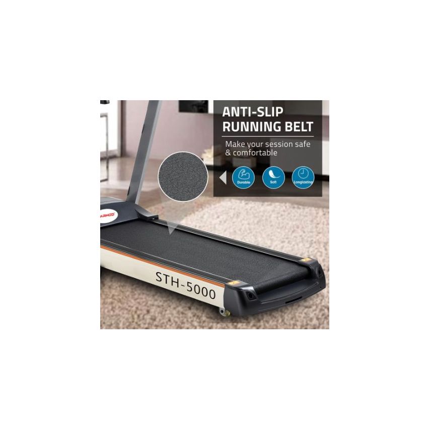 Sparnod Fitness (2.5 Hp Dc Motor) Treadmill Anti-slip Running Belt With Hi-fi Speakers - STH-5000