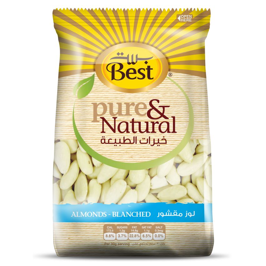 Best Pure & Natural Almonds Blanched Bag