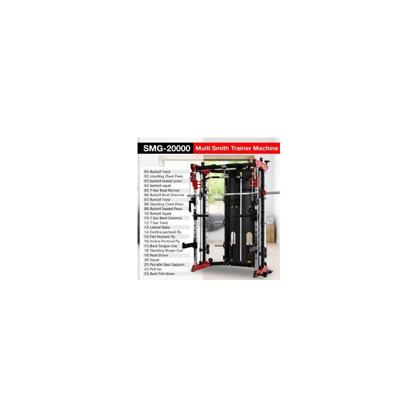 Sparnod Fitness Multi Smith Integrated Trainer - SMG-20000