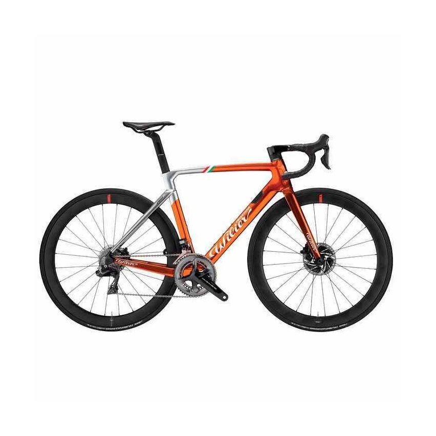 Wilier Bike Cento 10 Pro Disc + Alabarda Bar + Ffwd Ryot 33/dt240 Ramato (Metalic Orange) - M 