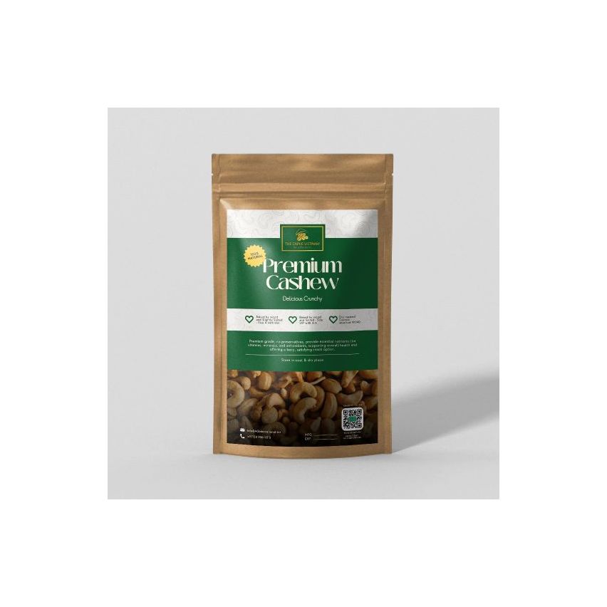 The Caphe Vietnam Premium Roasted Unsalted Cashew Nuts , Skinless W240 Grade Nuts