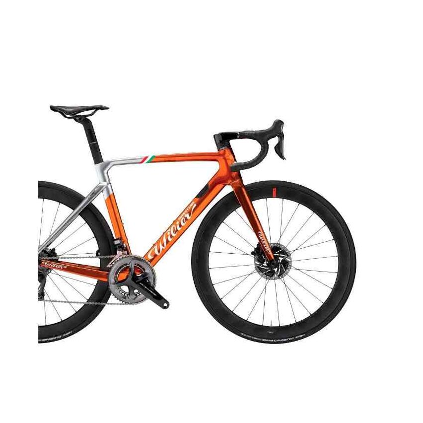 Wilier Bike Cento 10 Pro Disc + Alabarda Bar Shimano Rs Wheels Ramato (Metalic Orange) - L