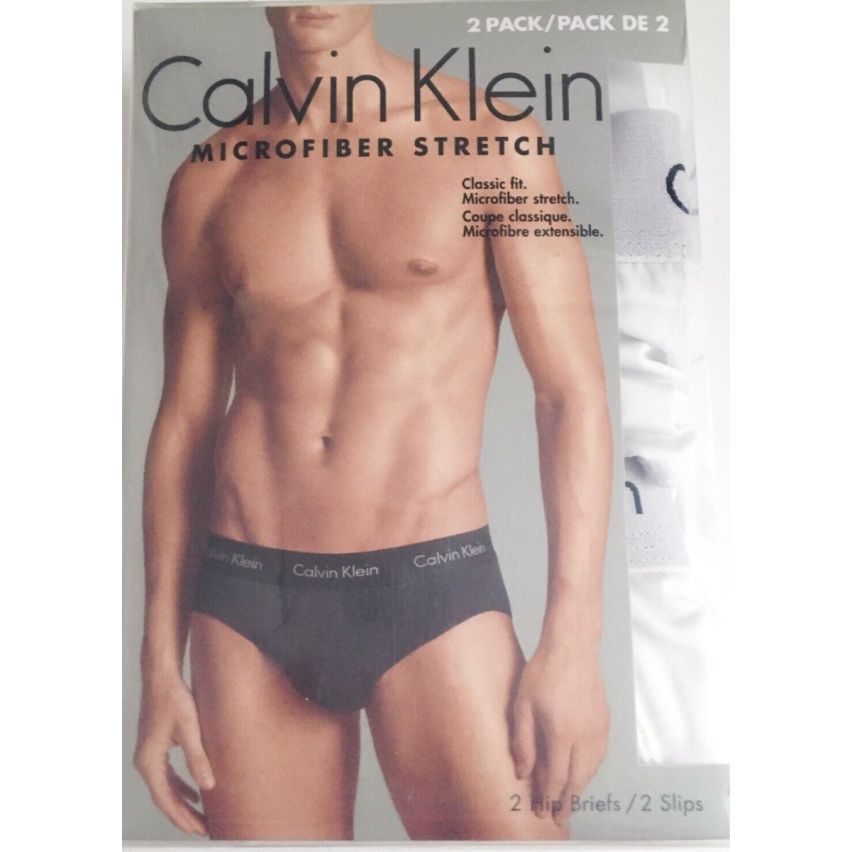 Calvin Klein Microfiber Stretch Men Brief 2pc/ Pack , Size XL
