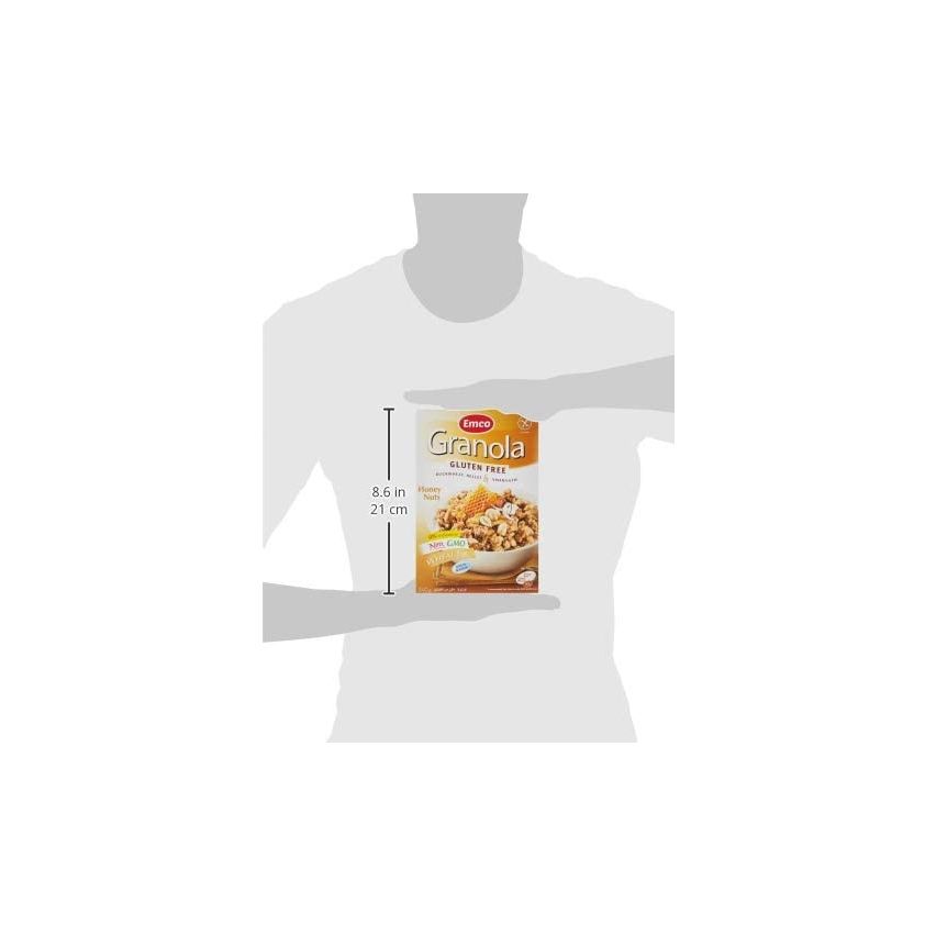 Emco Gluten Free Granola With Honey And Nuts 340g