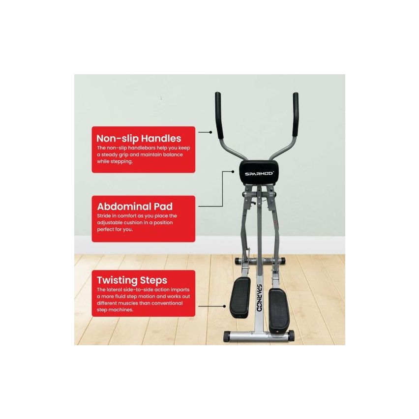 Sparnod Fitness Air Walker Step Machine For Home Use - SAW-07