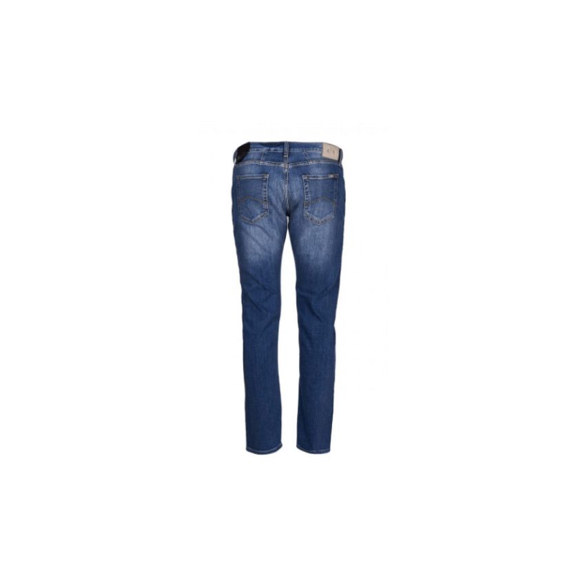 Armani Exchange Men's  Coupe Ajustee Skinny Jeans Man Blue Denim , Size 32