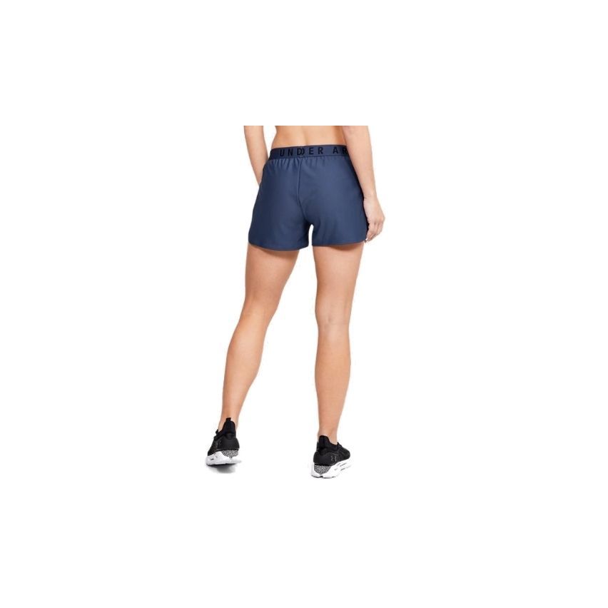 Under Armour Women's Play Up Print Inset Shorts -Blue
