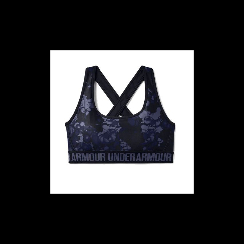  Under Armour Women's  Crossback Mid Printed Sports Bra