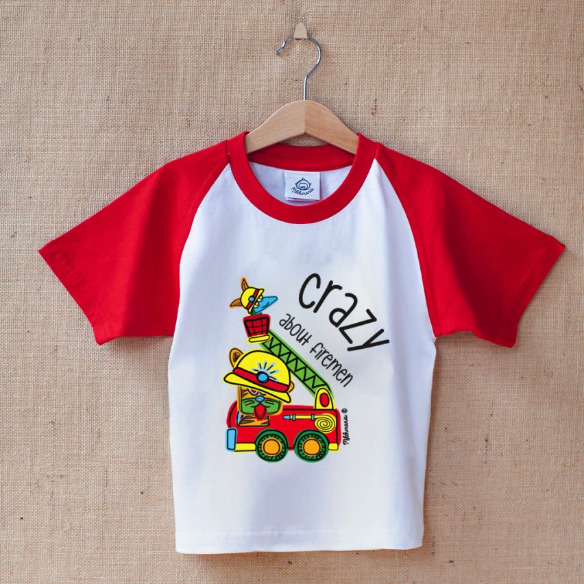 Milchmania Crazy about Firemen Kids T-shirt