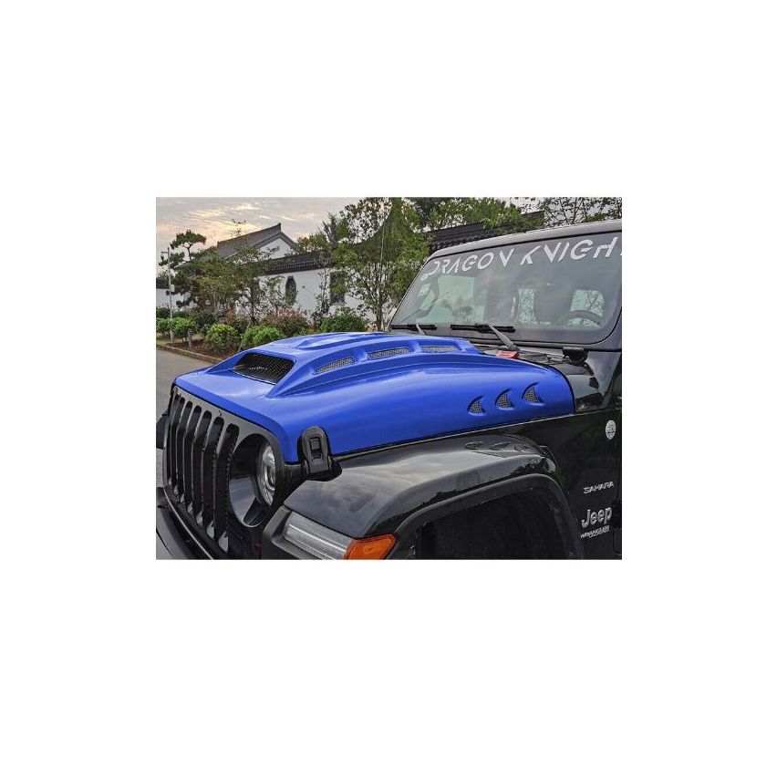 Jeepers 2018-2022 Jeep Wrangler JL and Gladiator JTU Monster vented hood unpainted