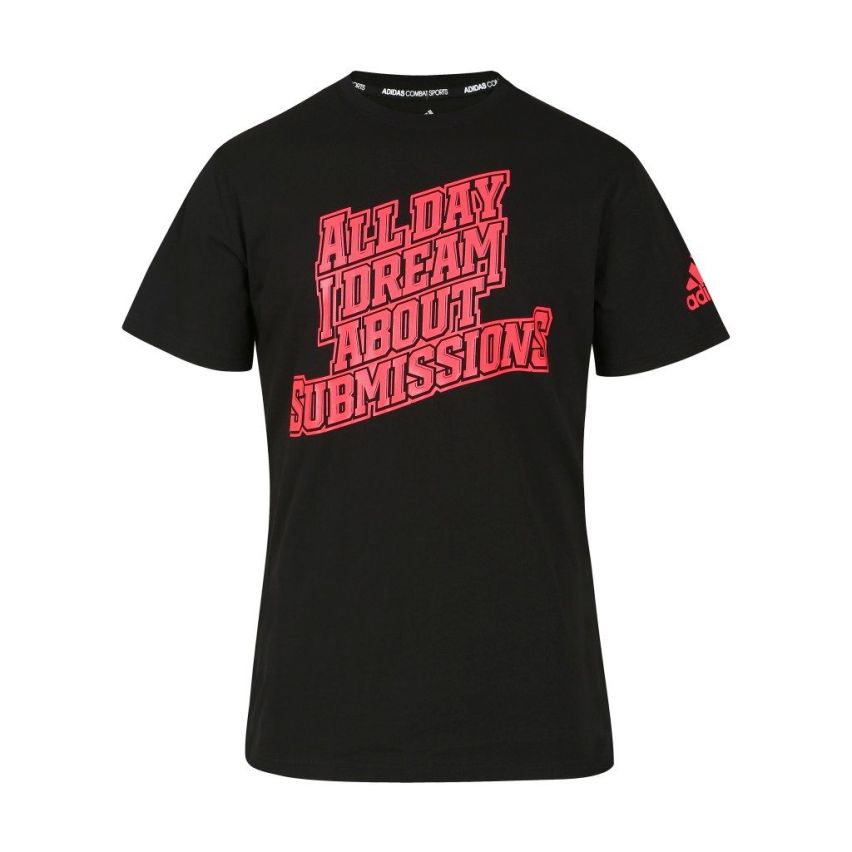 Adidas Jui Jitsu T-shirt - Black/Shock Red