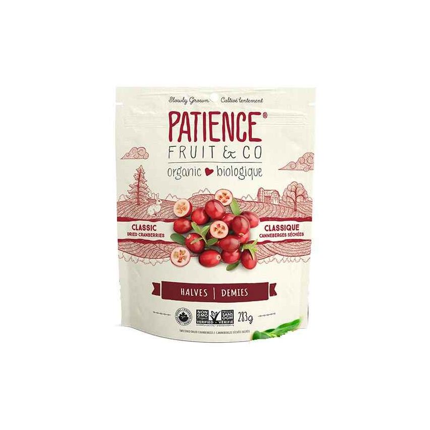 Patience Organic Dried Cranberry, Gently Sweetened 283 g