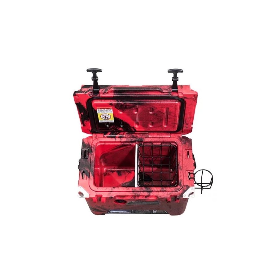 Kuer Cooler - 20QT 19 liters, Red Camo Color