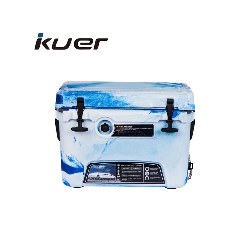 Kuer Cooler - 45QT 42.6 liters, Blue Camo Color