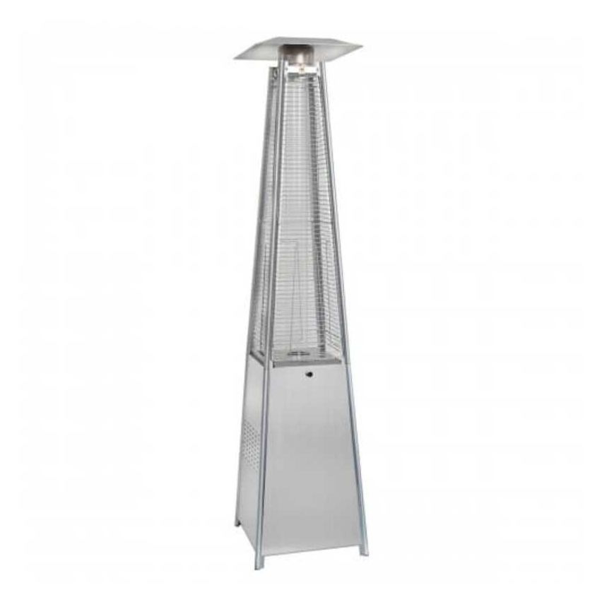 PureHeat Pyramid Style Gas Patio Heater In Stainless Steel