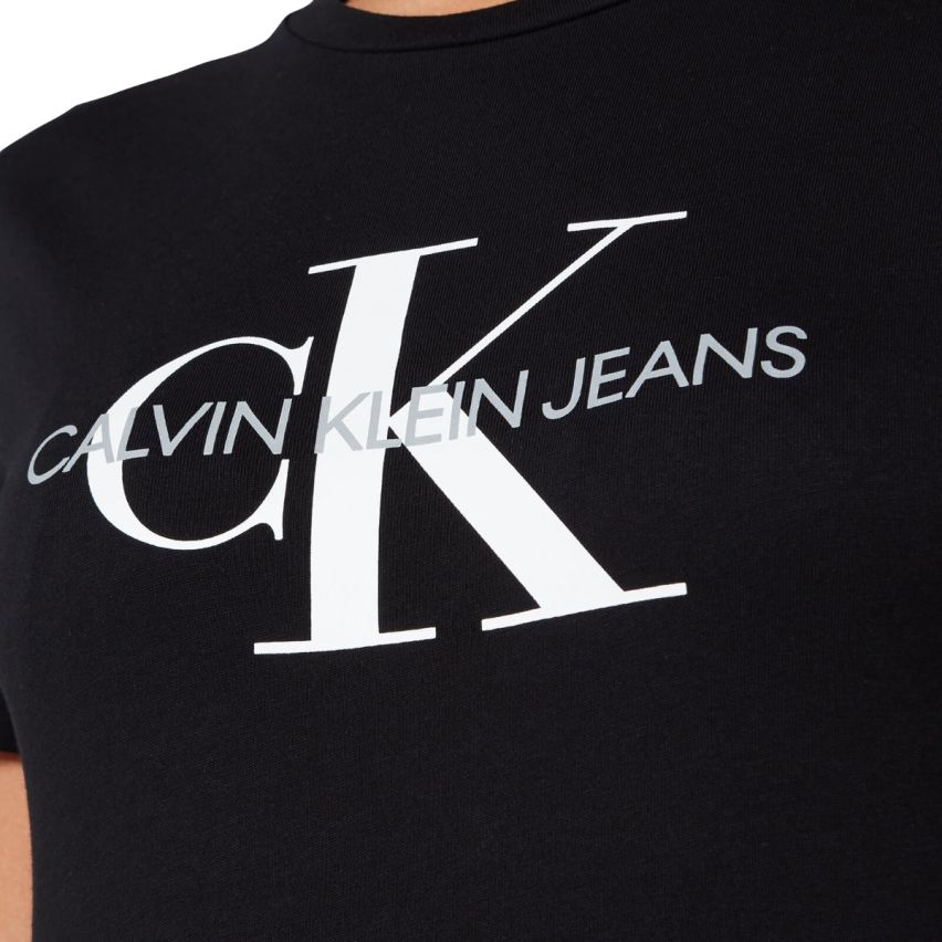 Calvin Klein Jeans Women  Monogram Logo Crewneck T-Shirt Size M