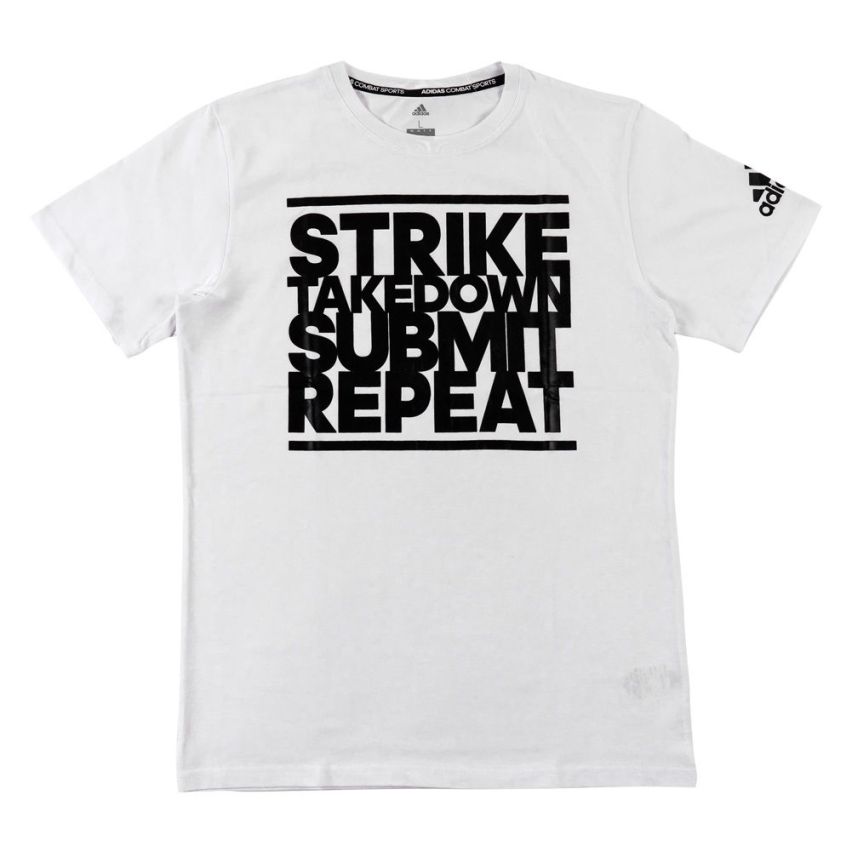 Adidas Combat Sports T-shirt - White/Black
