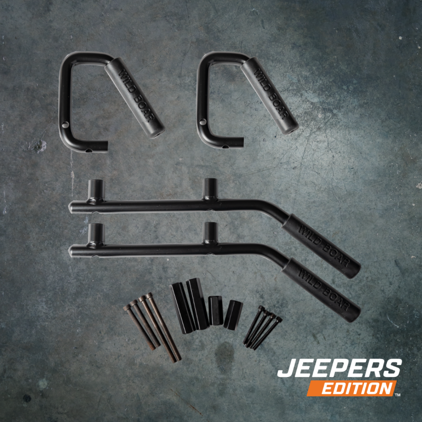 Jeepers Jk Angry Bird And Wild Boar Front Grab Handles