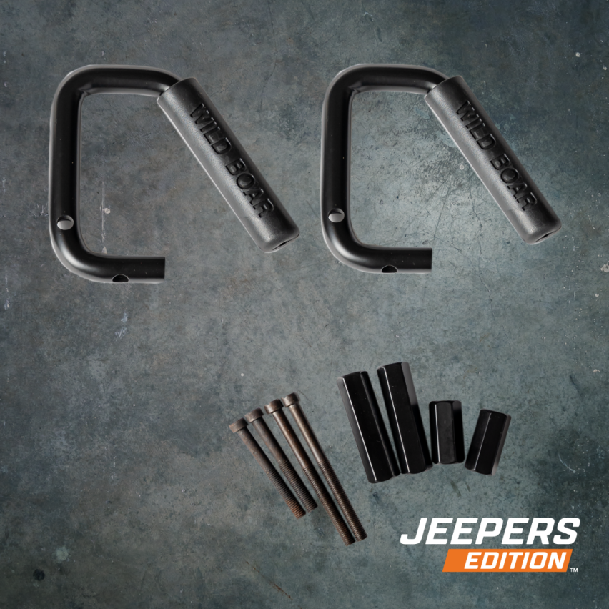 Jeepers Jk Angry Bird And Wild Boar Front Grab Handles