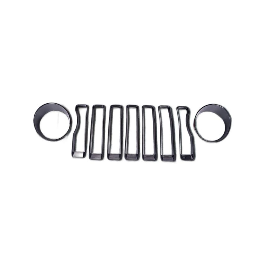 Jeepers Grille Inserts & Headlight Cover Trim for Jeep Wrangler JL
