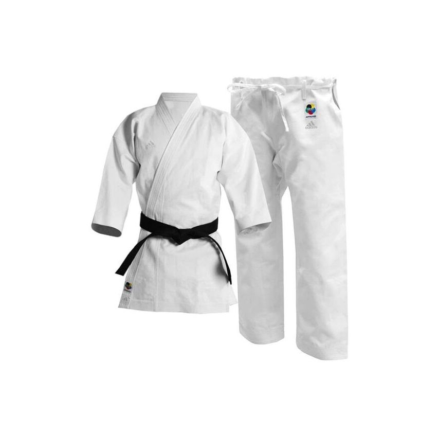 Adidas Kigai Karate Kata Uniform European - Brilliant White
