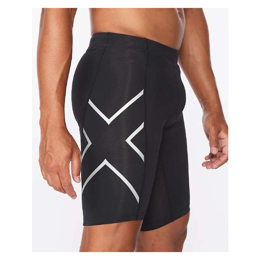 2XU Men's Core Compression Shorts-BLK/SIL