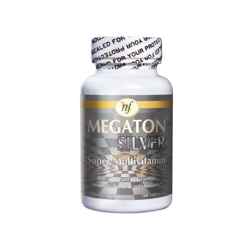 Natural Fervor Megaton Silver Super Multivitamin 100 Tablets 