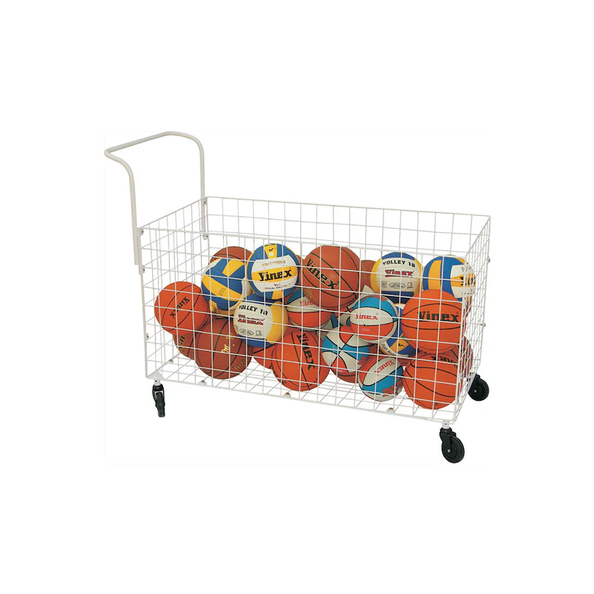 Dawson Sports Mesh Ball Cage/Trolley (120cm x 60cm x 60cm)