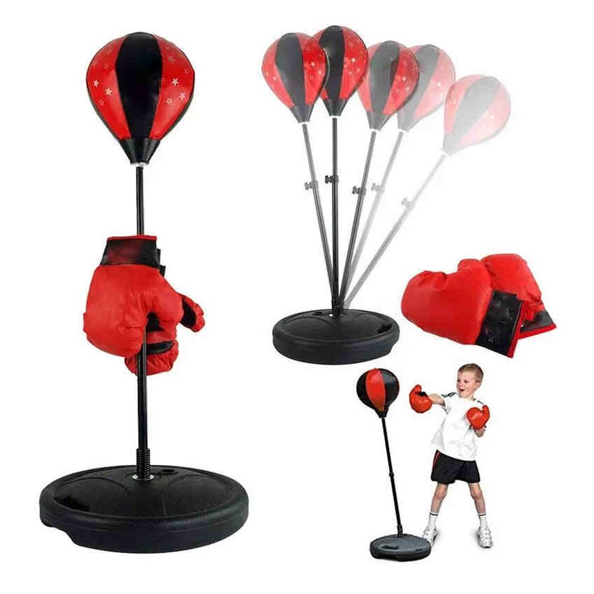 Generic Speed Punching Bag With Boxing Reflex Ball For Children| MF-0726