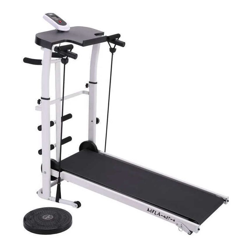 Marshal Fitness Manual Treadmill with Sit-Up Function, Ropes and Twister | MFLA-407-4