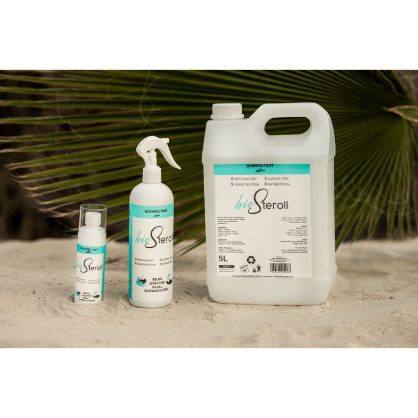 Biosteroll Natural Disinfectant & Sanitizer For All Surfaces & Skin, For Air & Water Disinfection, For Pets & Flowers 5l