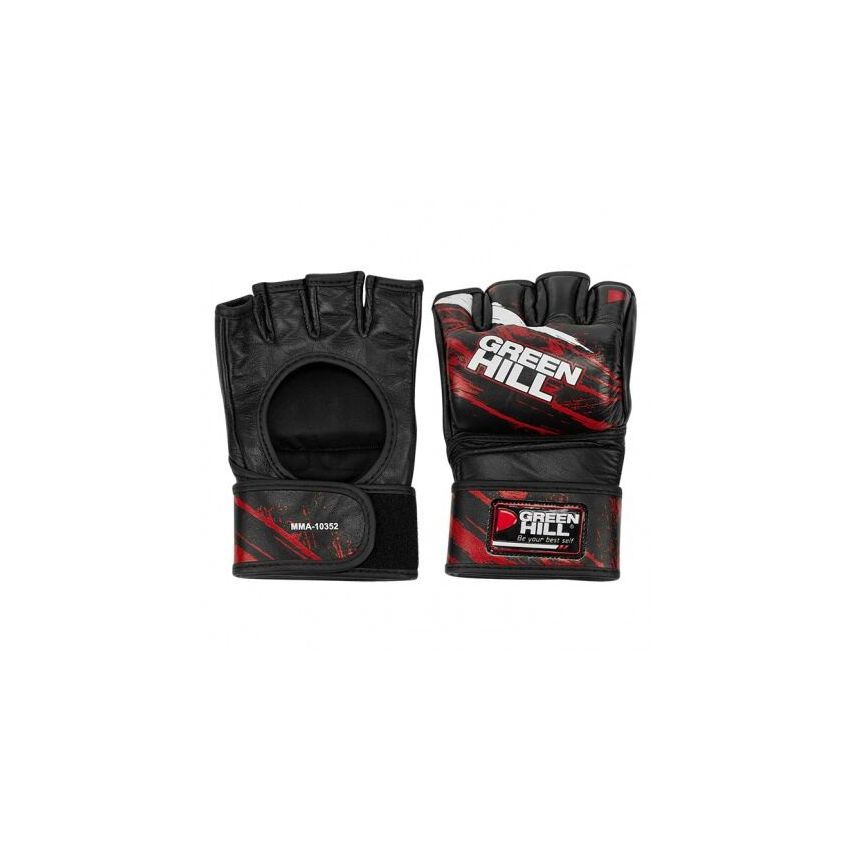 Green Hill Black MMA Gloves 