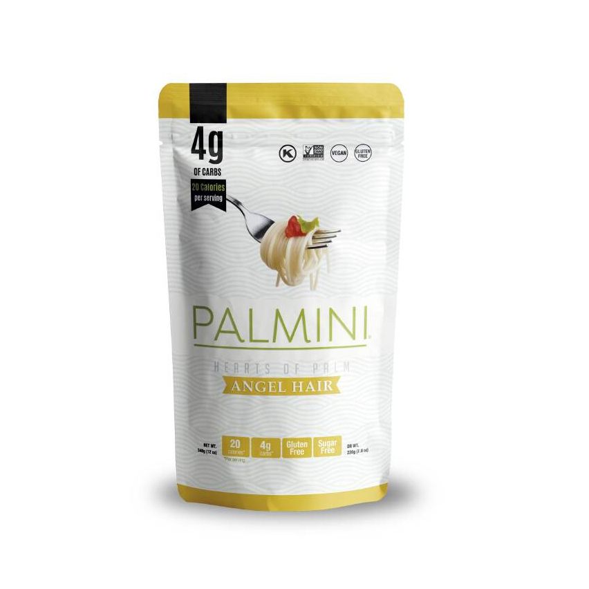 Palmini Low Carb, Keto-friendly, Gluten-free Angel Hair Pasta Pouch 338g