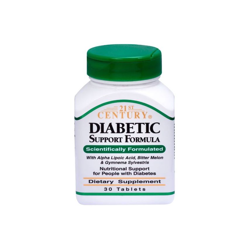 21st Century Diabetic Support Formula 30 Tablets