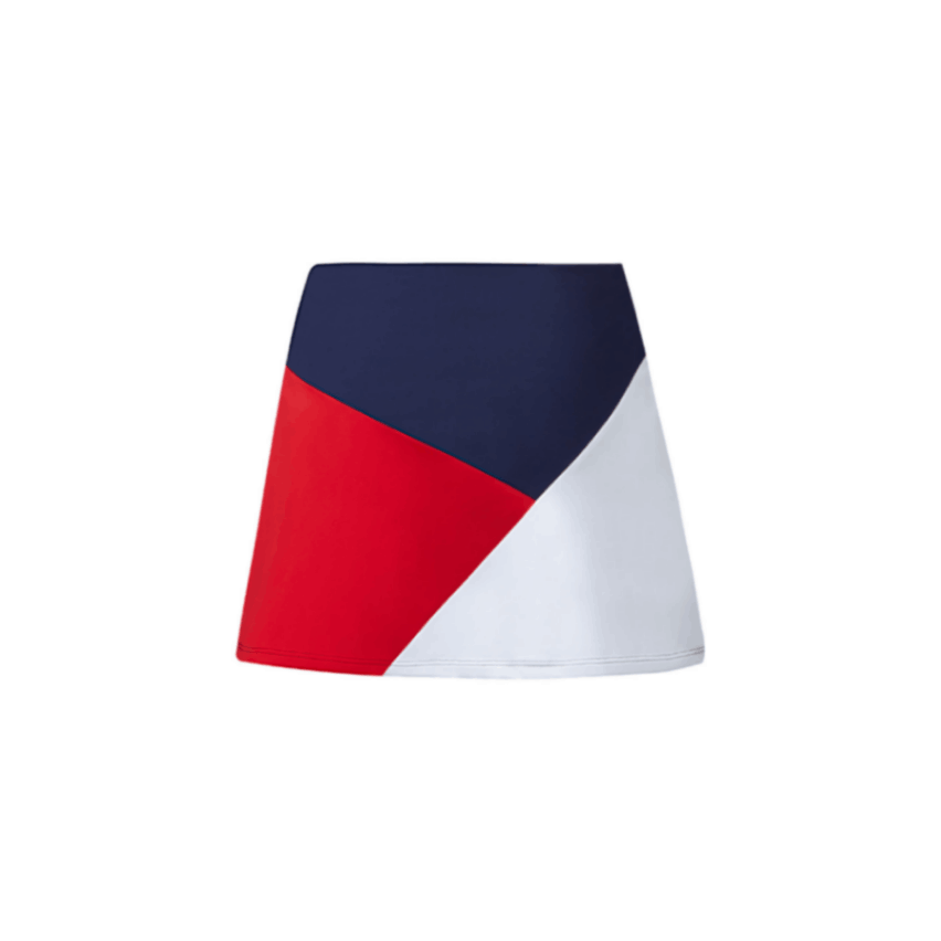 O´Padel Flared Skirt Triangles Navy, Red And White