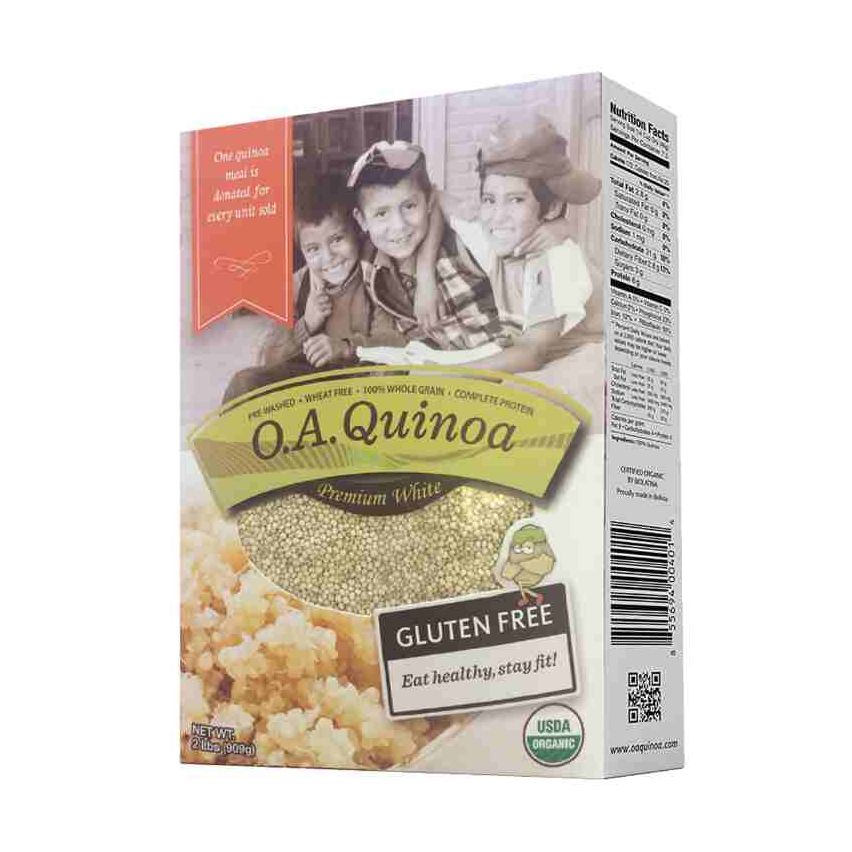 O.A Quinoa Organic Premium White Quinoa 340g