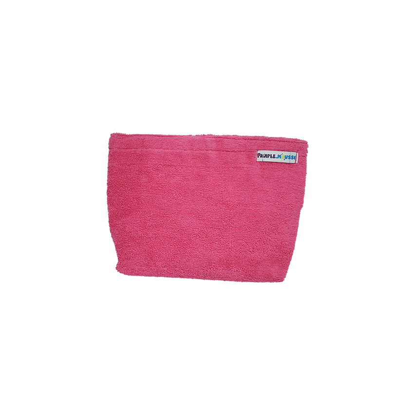 Pamplemousse Fuscia Pouch with Umbrella Embroidery