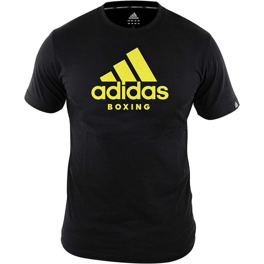 Adidas Boxing T-shirt - Black/Solar Yellow