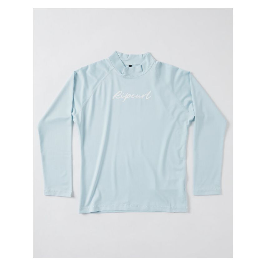 Rip Curl Girls Script Long Sleeves Rash Vest