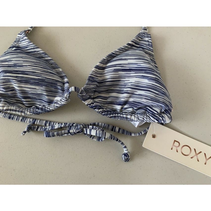 Roxy Women's  Bikini Top - Blue Stripe