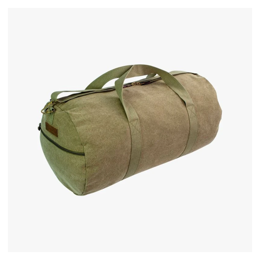 Highlander Crieff Canvas Roll Bag, 45l, Olive