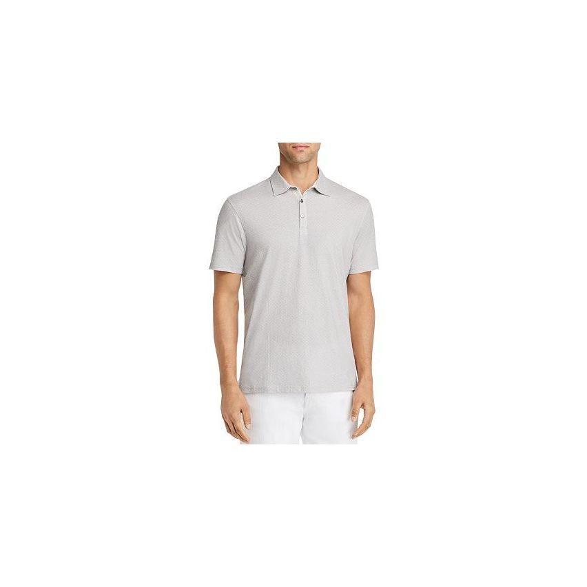 Zachary Prell Men's Southold Dot-Printed Slim Fit Polo Shirt, Size XXL