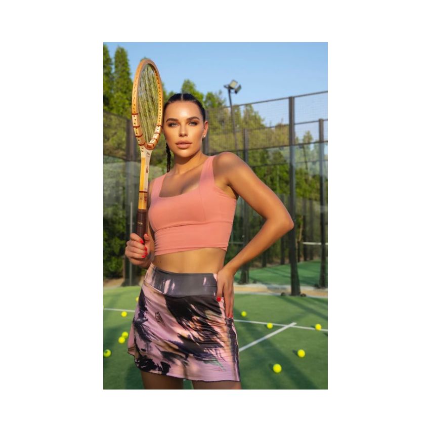 Lioness Jungle Pink Tennis Top And Skirt Set