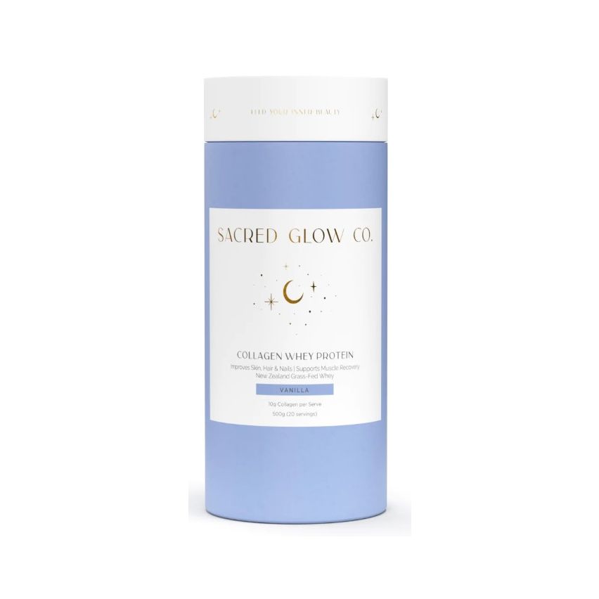 Sacred Glow Co. Collagen Whey Protein Vanilla