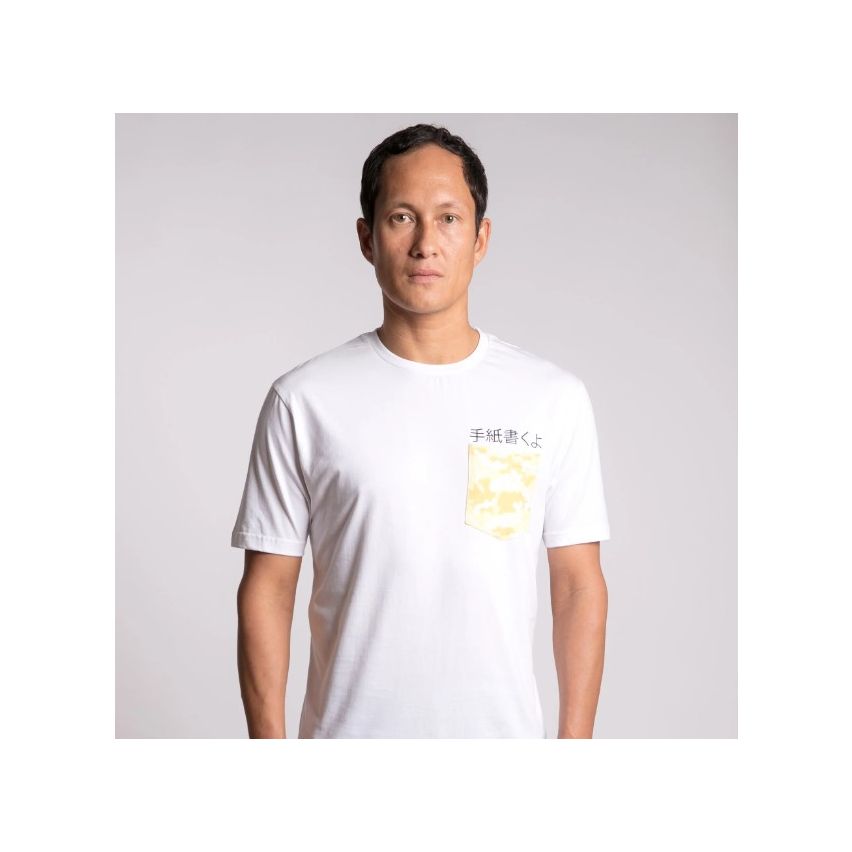 IWYL White with Sand Camo Tshirt For Men