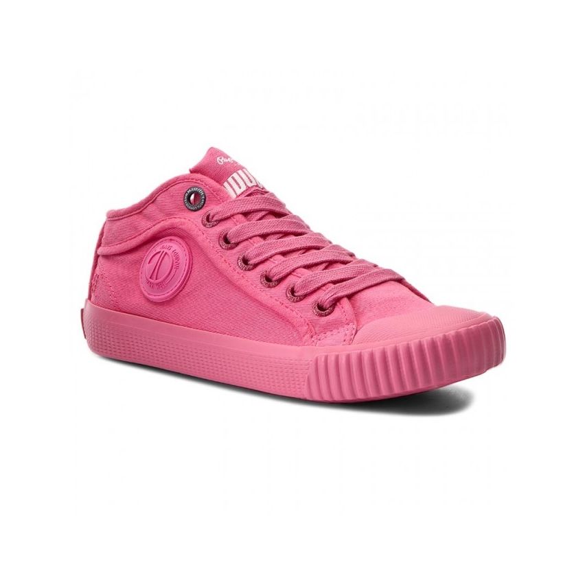 Pepe Jeans Kids Industry Routes Disco Pink Sneakers- Girls, Size 37