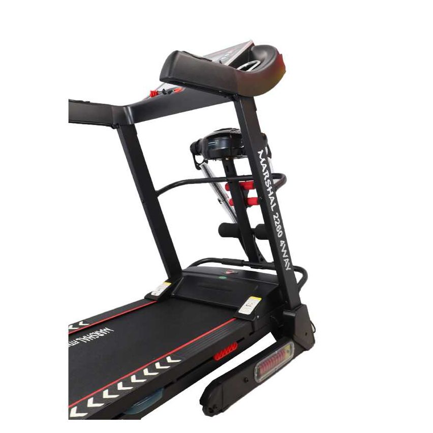 Marshal Fitness Heavy Duty Auto Incline Treadmill with Two Motor Function - 3.5HP - Max User: 120KGs