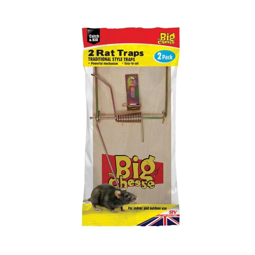 STV Wooden Rat Trap - Twinpack