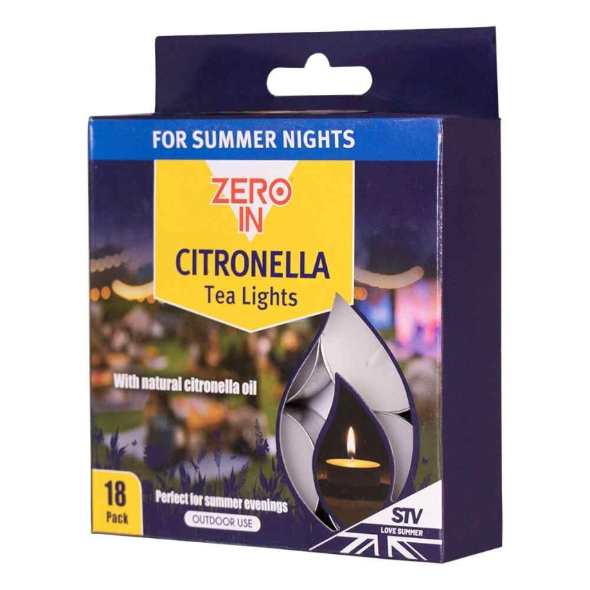STV Citronella Tealight - 18-Pack
